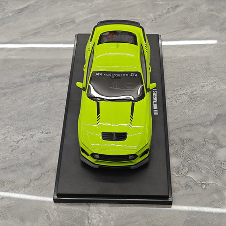 GT Spirit Ford 2025 Mustang RTR Spec 3 Green 1:18 – Samlarobjekt resinmodellresin resin