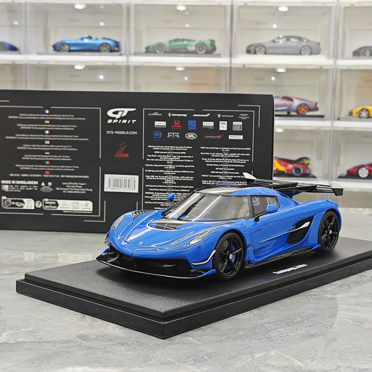 GT Spirit Koenigsegg 2025 Jesko Blue 1:18 – Collectible Resin Model Resin