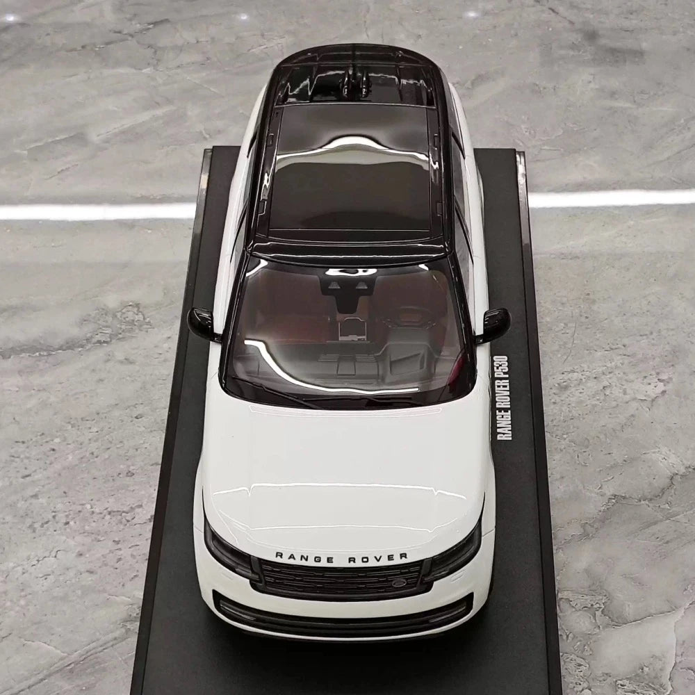 [GT Spirit] 1:18 Land Rover 2022 Range Rover LWB White Model Car Resin