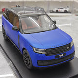 GT Spirit Land Rover 2024 Range Rover P615 SV Blue and Black 1:18 – Collectible Resin Model Resin