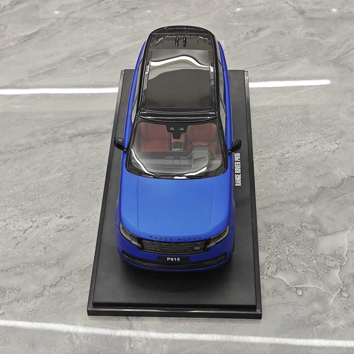 GT Spirit Land Rover 2024 Range Rover P615 SV Blue and Black 1:18 – Collectible Resin Model Resin