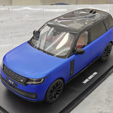 GT Spirit Land Rover 2024 Range Rover P615 SV Blue and Black 1:18 – Collectible Resin Model Resin