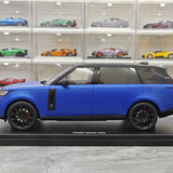 GT Spirit Land Rover 2024 Range Rover P615 SV Blue and Black 1:18 – Collectible Resin Model Resin