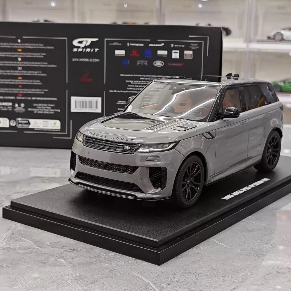 [GT Spirit] 1:18 Land Rover 2024 Range Rover Sport SVR Gray Model Car Resin