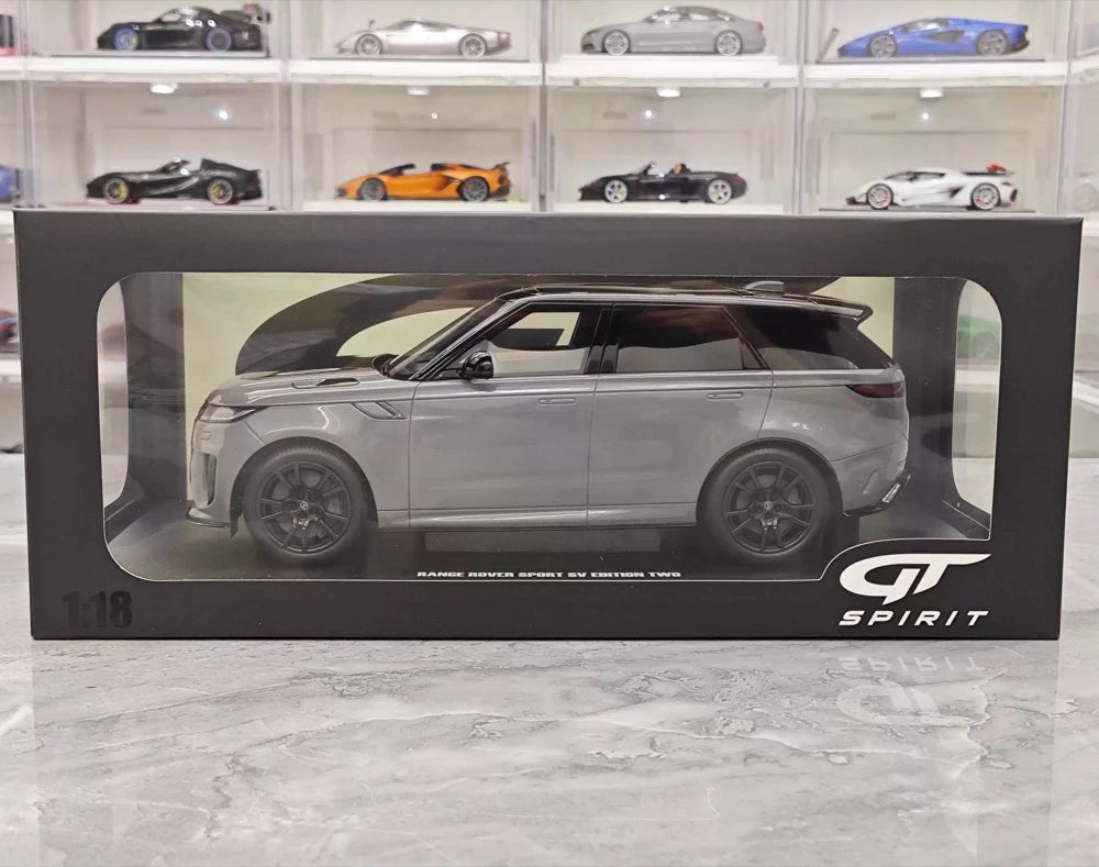 [GT Spirit] 1:18 Land Rover 2024 Range Rover Sport SVR Gray Model Car Resin