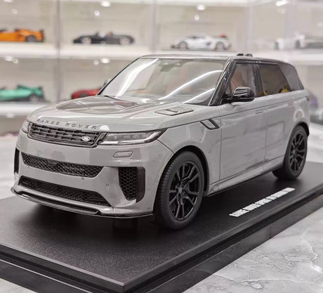 [GT Spirit] 1:18 Land Rover 2024 Range Rover Sport SVR Gray Model Car Resin