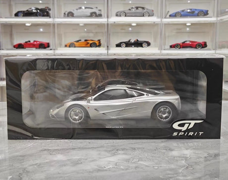[GT Spirit] 1:18 McLaren 1995 F1 XP5 Silver Model Car Resin