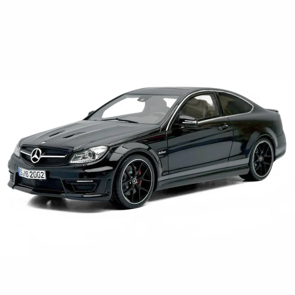 [GT Spirit] 1:18 Mercedes-Benz 2014 C63 507 AMG zwart modelauto Hars