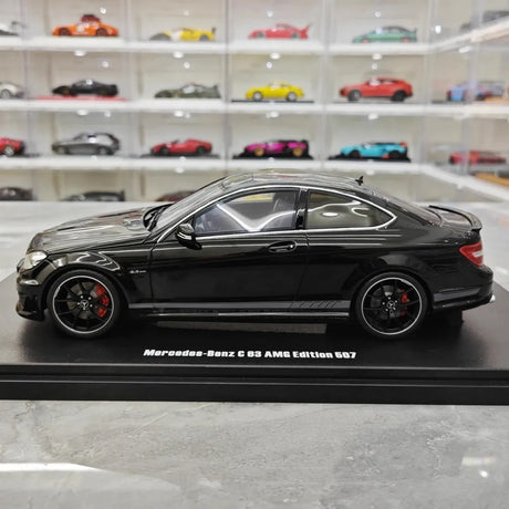 [GT Spirit] 1:18 Mercedes-Benz 2014 C63 507 AMG Black Model Car Resin