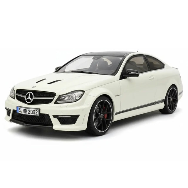 [GT Spirit] 1:18 Mercedes-Benz 2014 C63 507 AMG bianco modellino di auto resina