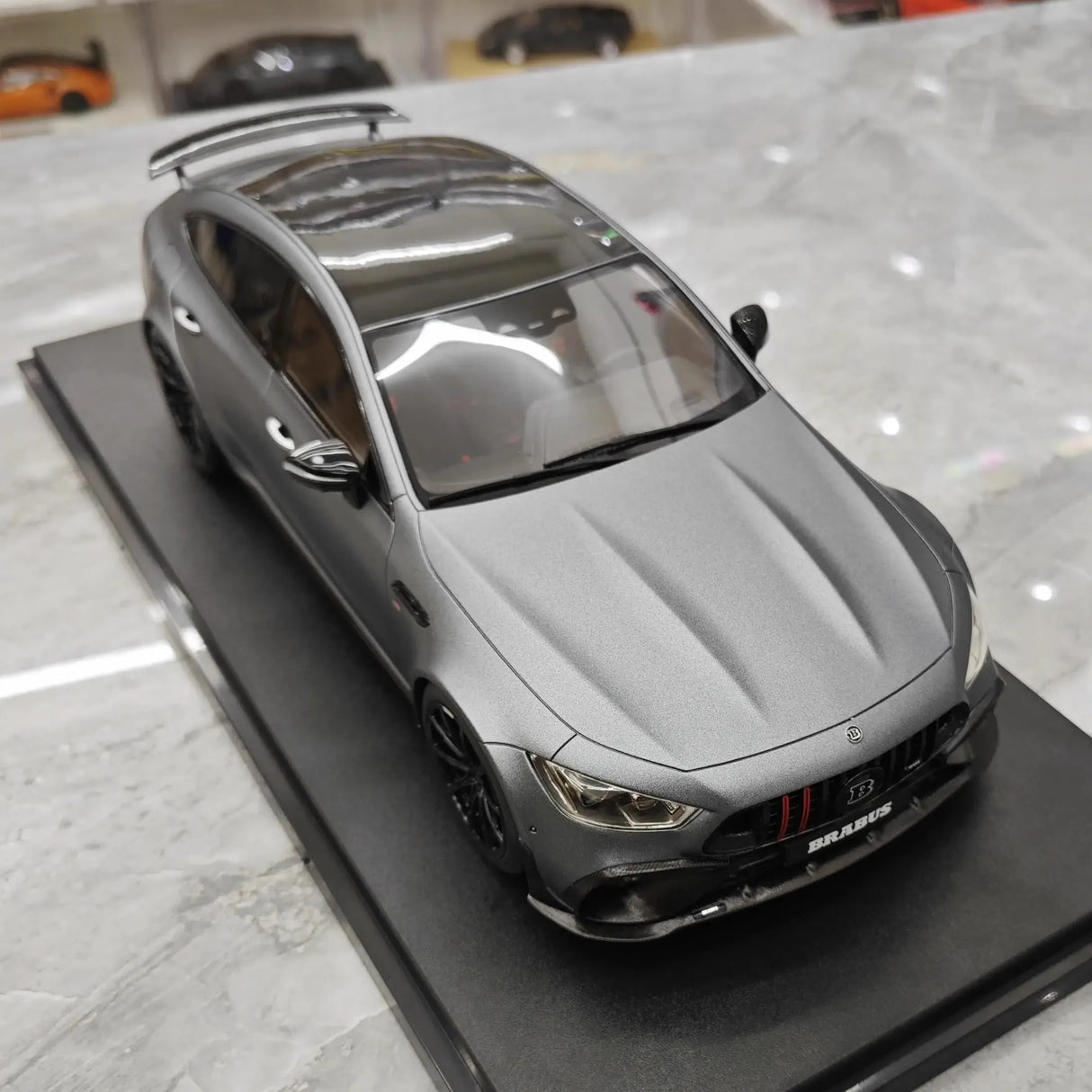 [GT Spirit] 1:18 Mercedes-Brabus 2022 Rocket 930 Gray Model Car Resin