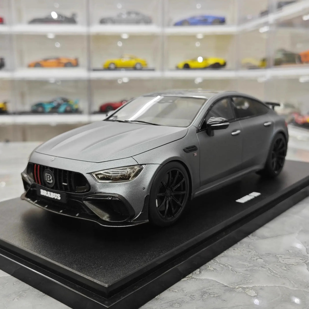 [GT Spirit] 1:18 Mercedes-Brabus 2022 Rocket 930 Gray Model Car Resin