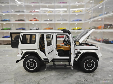 [GT Spirit] 1:18 Mercedes-Brabus 2023 G800 White Model Car Resin