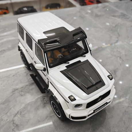 [GT Spirit] 1:18 Mercedes-Brabus 2023 G800 White Model Car Resin