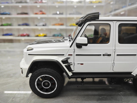 [GT Spirit] 1:18 Mercedes-Brabus 2023 G800 White Model Car Resin