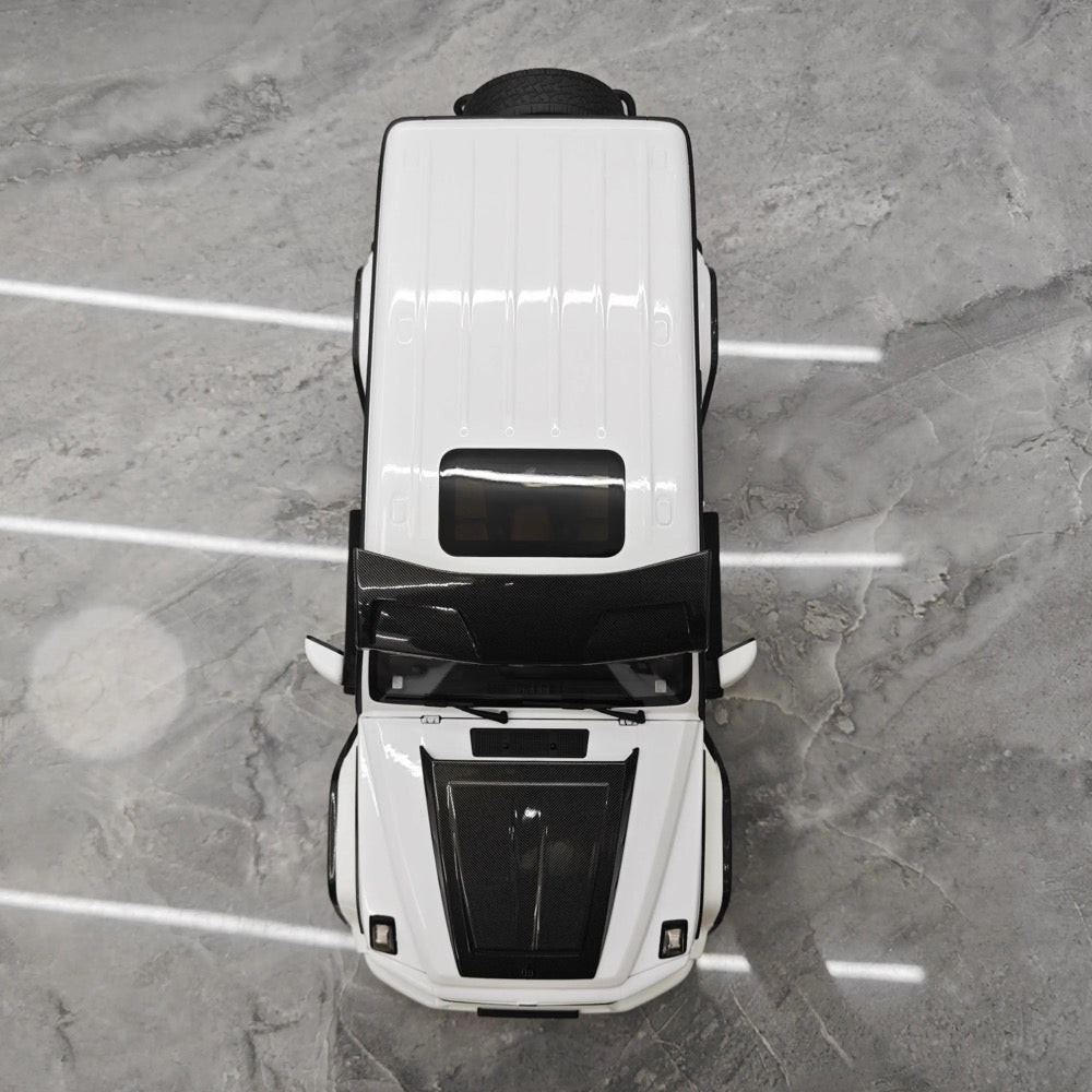 [GT Spirit] 1:18 Mercedes-Brabus 2023 G800 White Model Car Resin