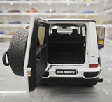 [GT Spirit] 1:18 Mercedes-Brabus 2023 G800 White Model Car Resin
