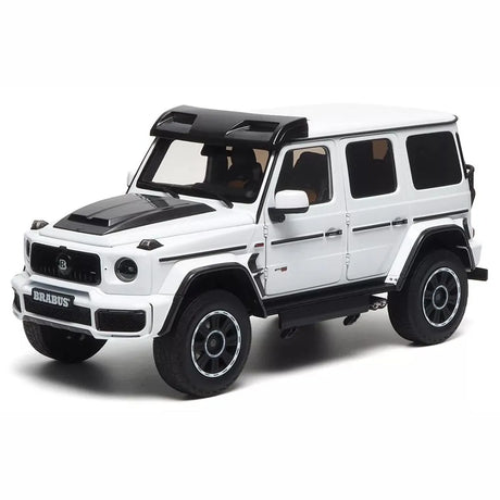[GT Spirit] 1:18 Mercedes-Brabus 2023 G800 White Model Car Resin