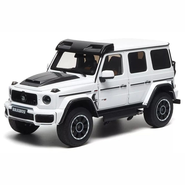 [GT Spirit] 1:18 Mercedes-Brabus 2023 G800 White Model Car Resin