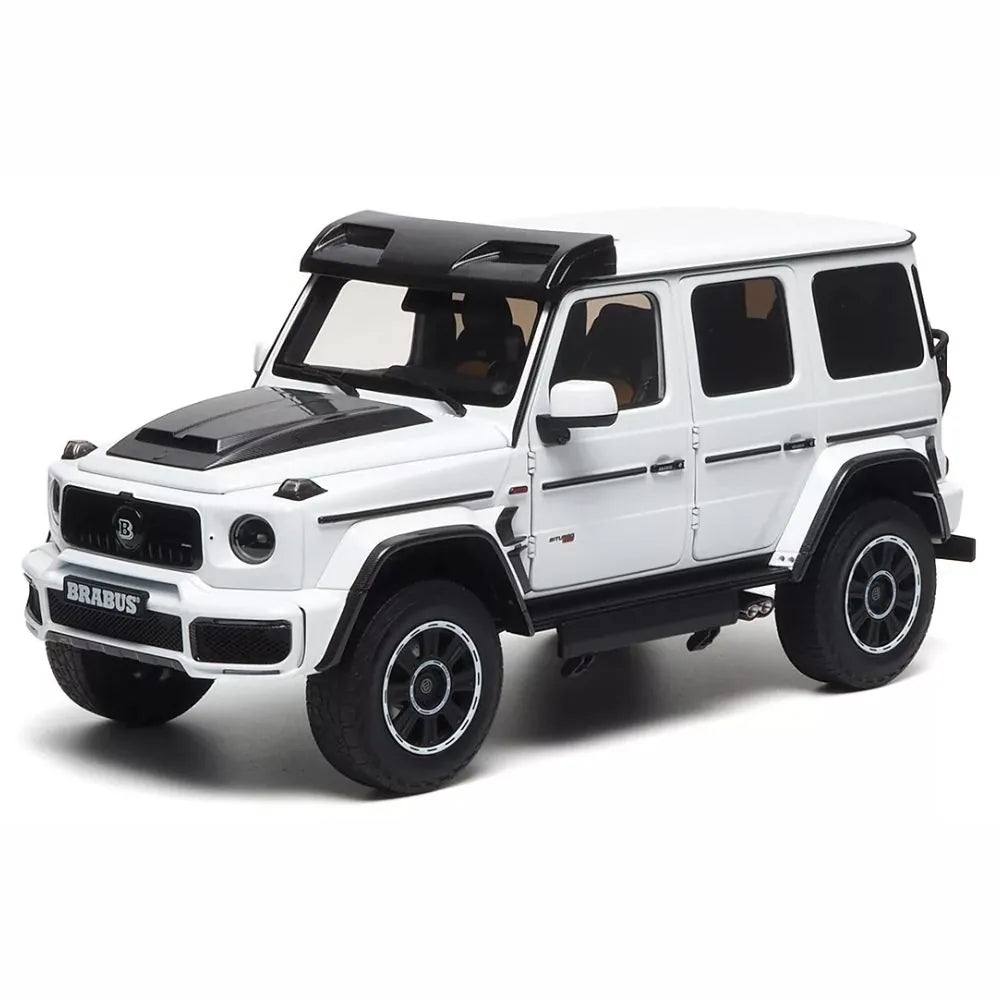 [GT Spirit] 1:18 Mercedes-Brabus 2023 G800 White Model Car Resin