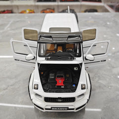 [GT Spirit] 1:18 Mercedes-Brabus 2023 G800 White Model Car Resin