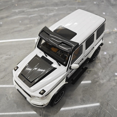 [GT Spirit] 1:18 Mercedes-Brabus 2023 G800 White Model Car Resin