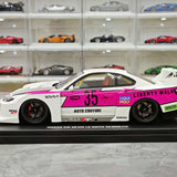 GT Spirit Nissan 1999 Silvia S15 LB-Super Silhouette White 1:18 – samlarresinmodellresin