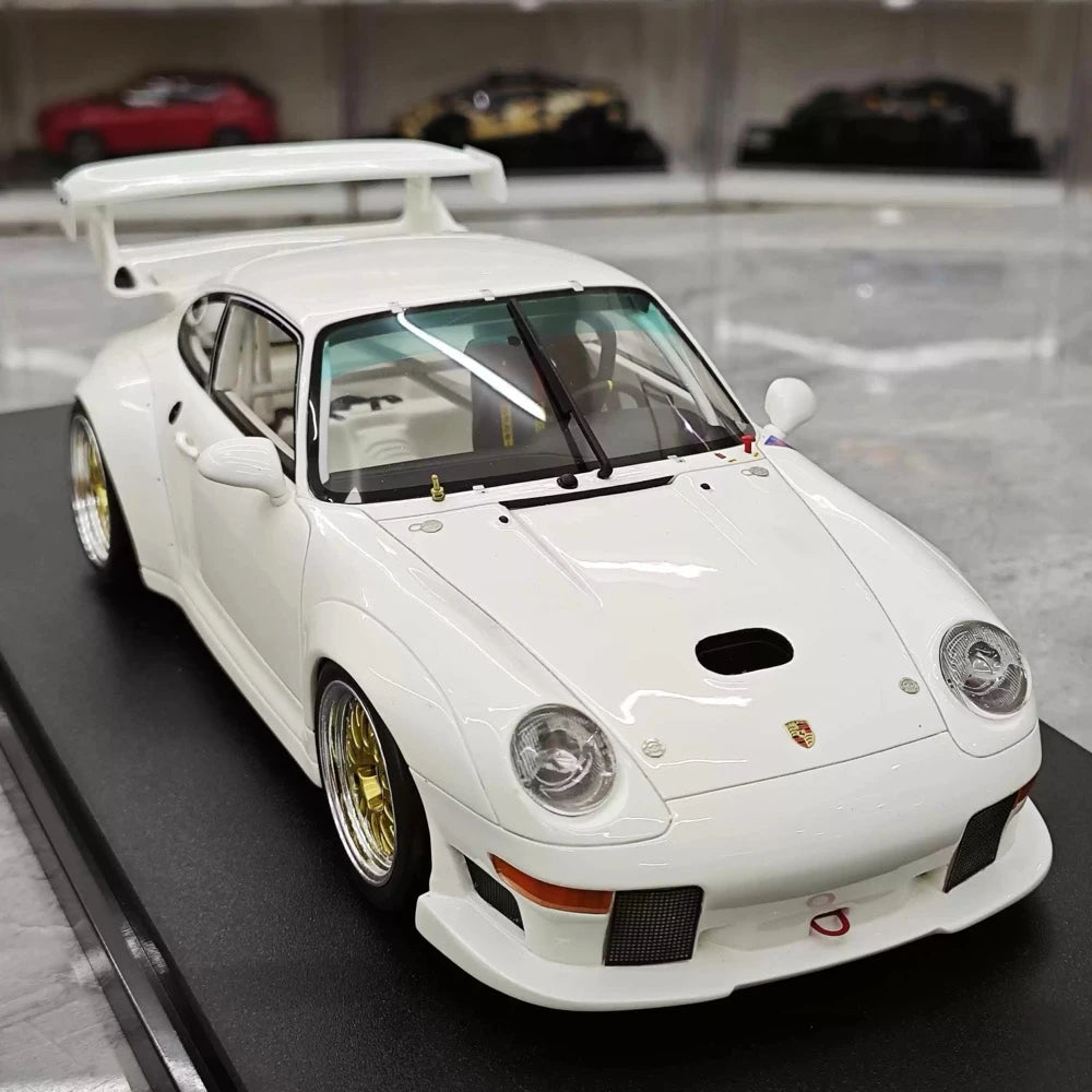 [GT Spirit] 1:18 Porsche 1995 911 993 GT2 EVO White Model Car Resin