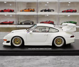 [GT Spirit] 1:18 Porsche 1995 911 993 GT2 EVO White Model Car Resin