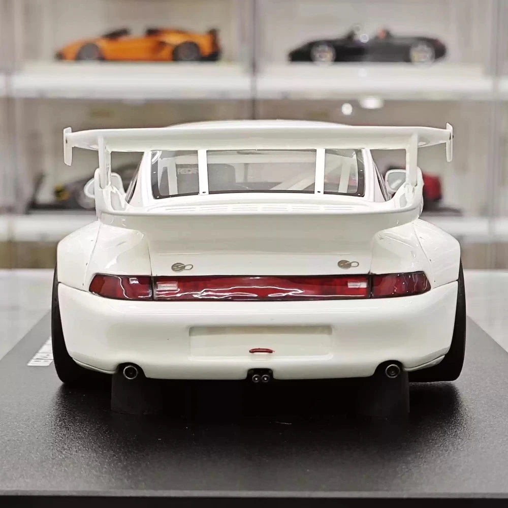 [GT Spirit] 1:18 Porsche 1995 911 993 GT2 EVO White Model Car Resin