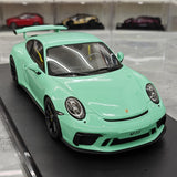[GT Spirit] 1:18 Porsche 2018 911 991 GT3 Resina di Model Auto verde menta .2