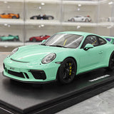 [GT Spirit] 1:18 Porsche 2018 911 991 GT3 Resina di Model Auto verde menta .2