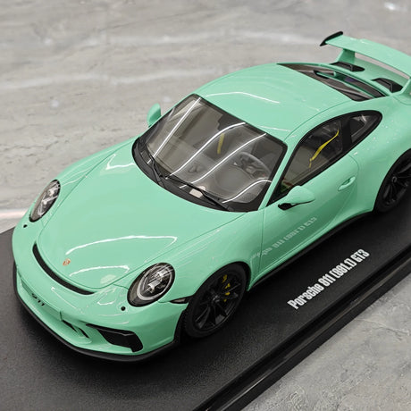 [GT Spirit] 1:18 Porsche 2018 911 991 GT3 Resina di Model Auto verde menta .2