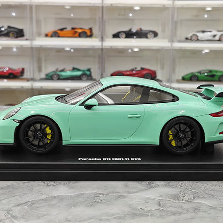 [GT Spirit] 1:18 Porsche 2018 911 991 GT3 Resina di Model Auto verde menta .2