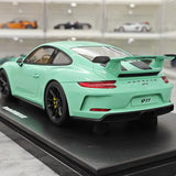 [GT Spirit] 1:18 Porsche 2018 911 991 GT3 Resina di Model Auto verde menta .2
