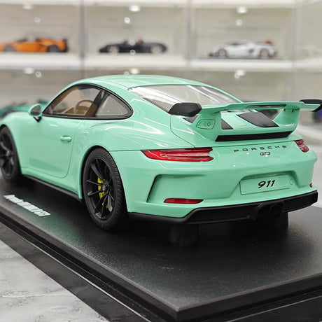 [GT Spirit] 1:18 Porsche 2018 911 991 GT3 Resina di Model Auto verde menta .2