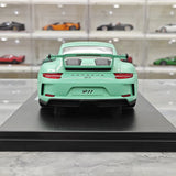 [GT Spirit] 1:18 Porsche 2018 911 991 GT3 Resina di Model Auto verde menta .2