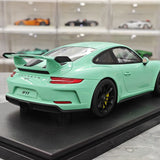 [GT Spirit] 1:18 Porsche 2018 911 991 GT3 Resina di Model Auto verde menta .2