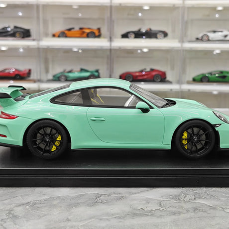 [GT Spirit] 1:18 Porsche 2018 911 991 GT3 Resina di Model Auto verde menta .2