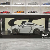 [GT Spirit] 1:18 Porsche 2023 911 Turbo S BRABUS 900 Rocket-R Nardo Grigio Modello in resina