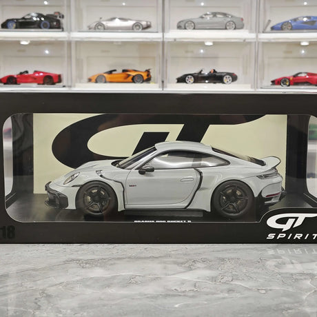 [GT Spirit] 1:18 Porsche 2023 911 Turbo S BRABUS 900 Rocket-R Nardo Grigio Modello in resina