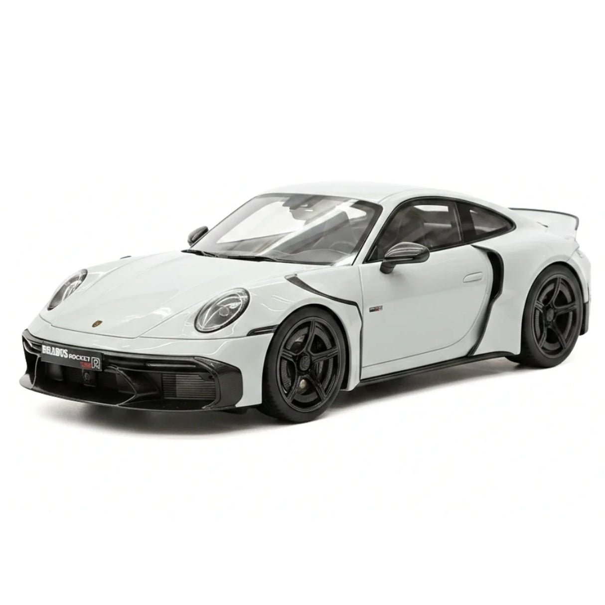 [GT Spirit] 1:18 Porsche 2023 911 Turbo S BRABUS 900 Rocket-R Nardo Grigio Modello in resina