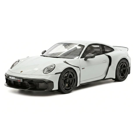 [GT Spirit] 1:18 Porsche 2023 911 Turbo S BRABUS 900 Rocket-R Nardo Grigio Modello in resina