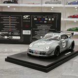 1:18 Porsche 2024 911 993 RWB Yuiitsumuni Silver Metallic modello #27 di GT Spirit - vista 14