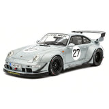 1:18 Porsche 2024 911 993 RWB Yuiitsumuni Silver Metallic modello #27 di GT Spirit - vista 16