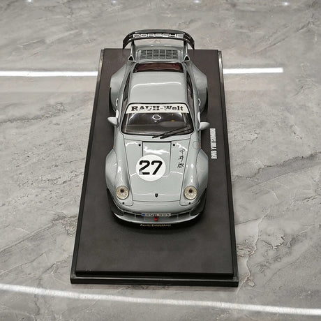 1:18 Porsche 2024 911 993 RWB Yuiitsumuni Silver Metallic modello #27 di GT Spirit - vedi 2
