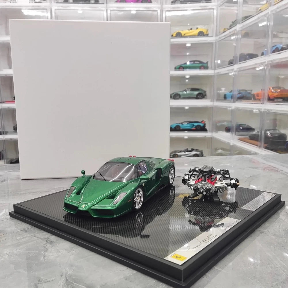 [General Models] 1:18 Ferrari 2002 Enzo vert voiture miniature Resin
