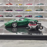 [General Models] 1:18 Ferrari 2002 Enzo vert voiture miniature Resin