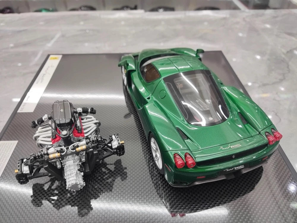 [General Models] 1:18 Ferrari 2002 Enzo vert voiture miniature Resin