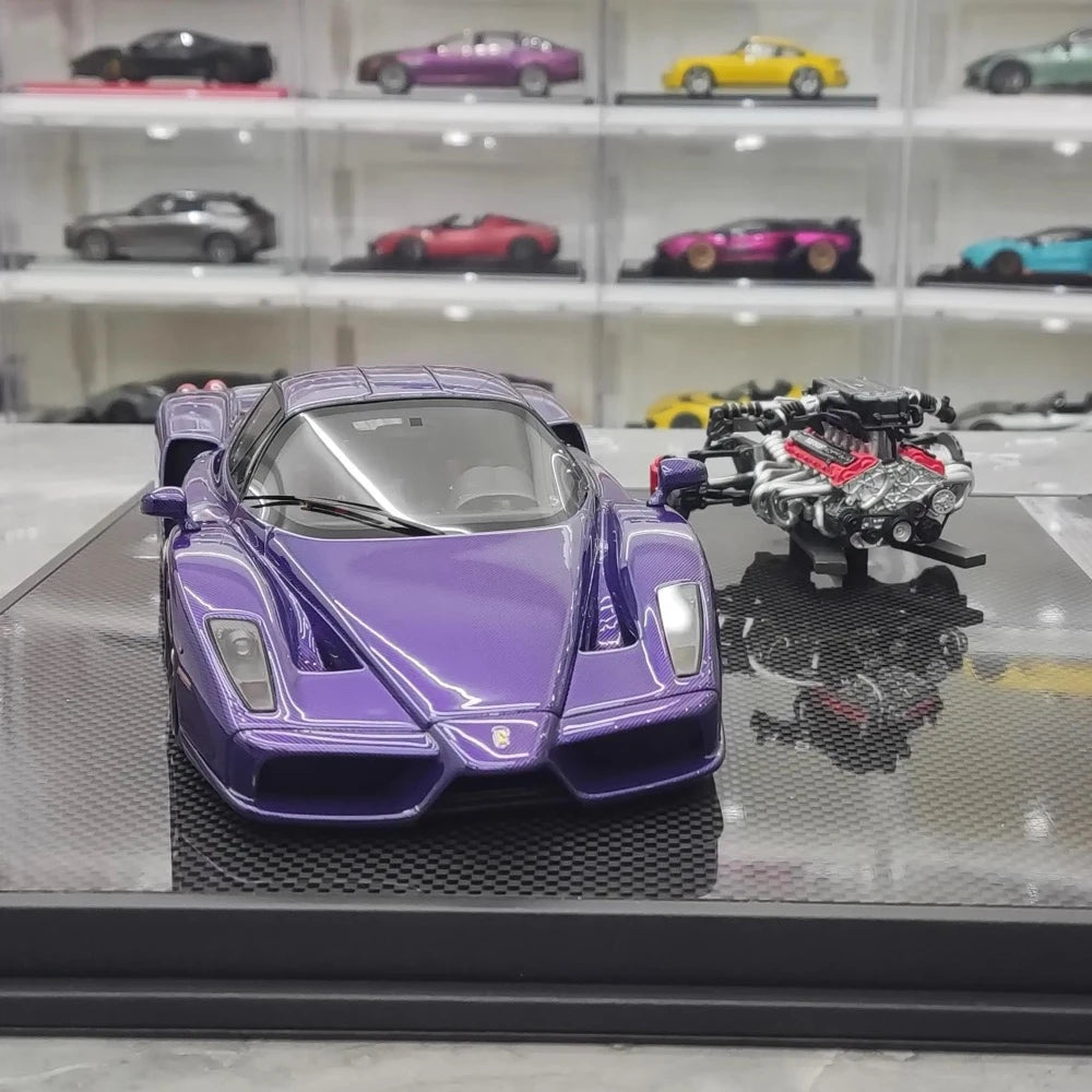 [General Models] 1:18 Ferrari 2002 Enzo Purple Model Car Resin